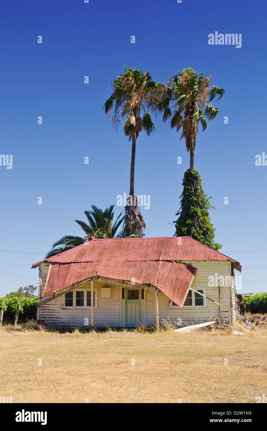 Dilapidated old house in the grape growing region of the Swan Valley