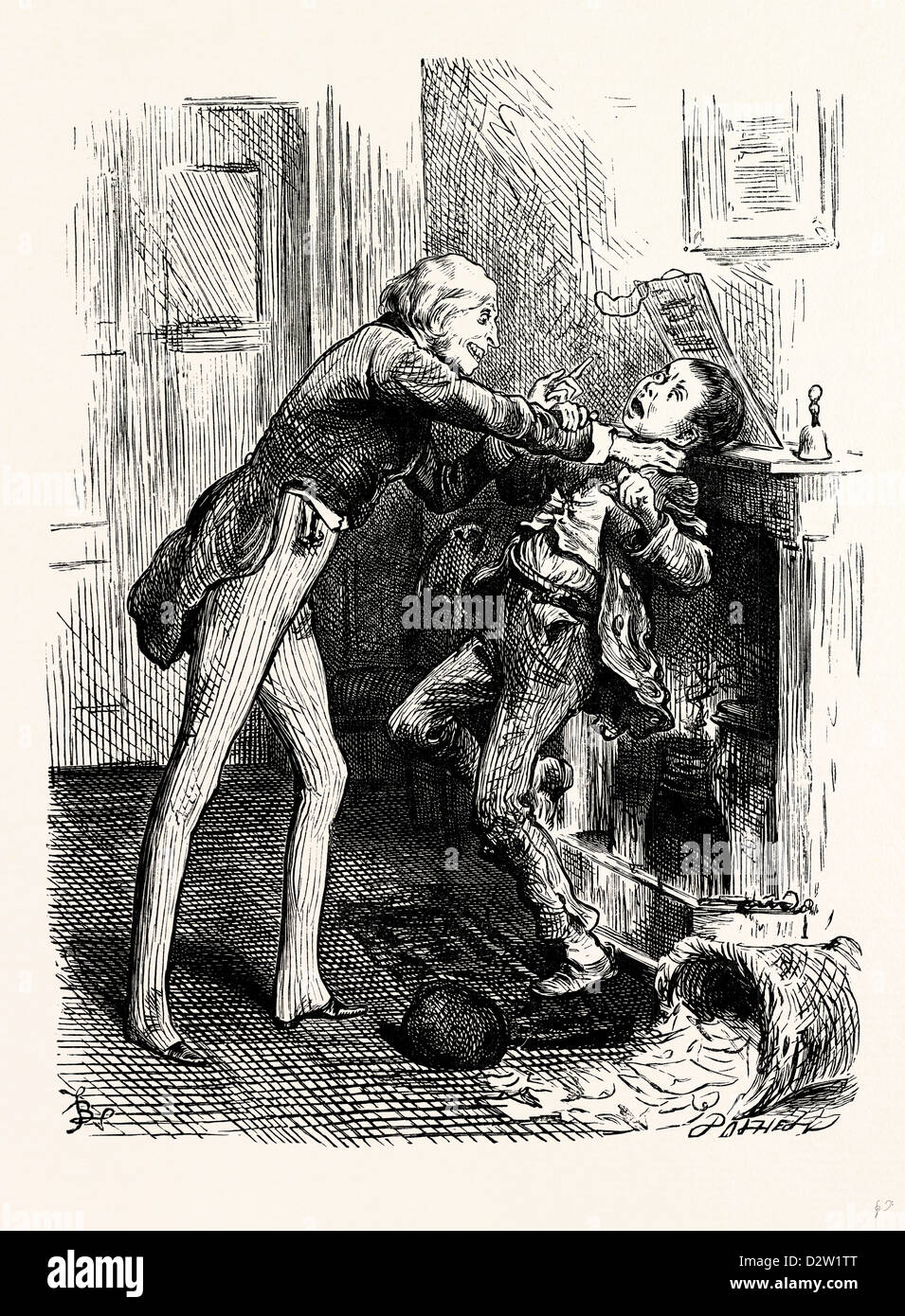 Charles Dickens Dombey and Son. Let you alone said MR. Carker. Stock Photo