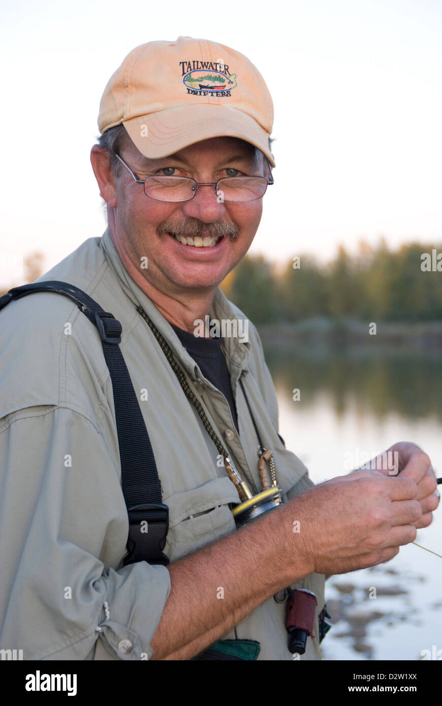 Fly Fishing guide Garry Pierce of Tailwater Drifters, Red Deer,Alberta