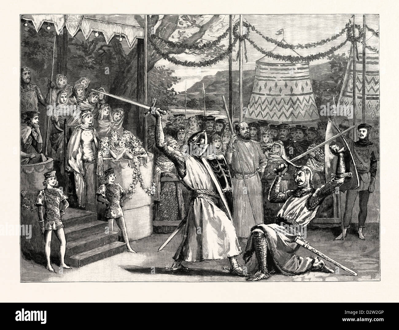 THE NEW OPERA IVANHOE AT THE ROYAL ENGLISH OPERA HOUSE THE TOURNAMENT