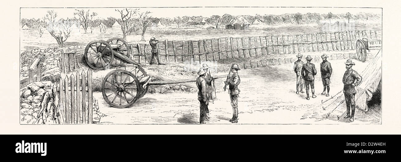 THE FIGHTING BETWEEN PORTUGUESE AND BRITISH SOUTH AFRICA CO.'S TROOPS