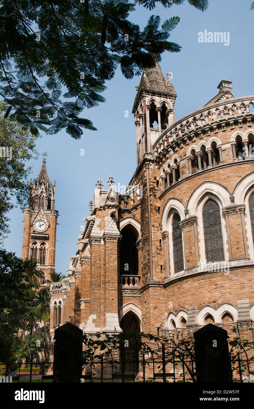 University of Mumbai Rajabai clock tower Fort Mumbai ( Bombay ) India Stock Photo