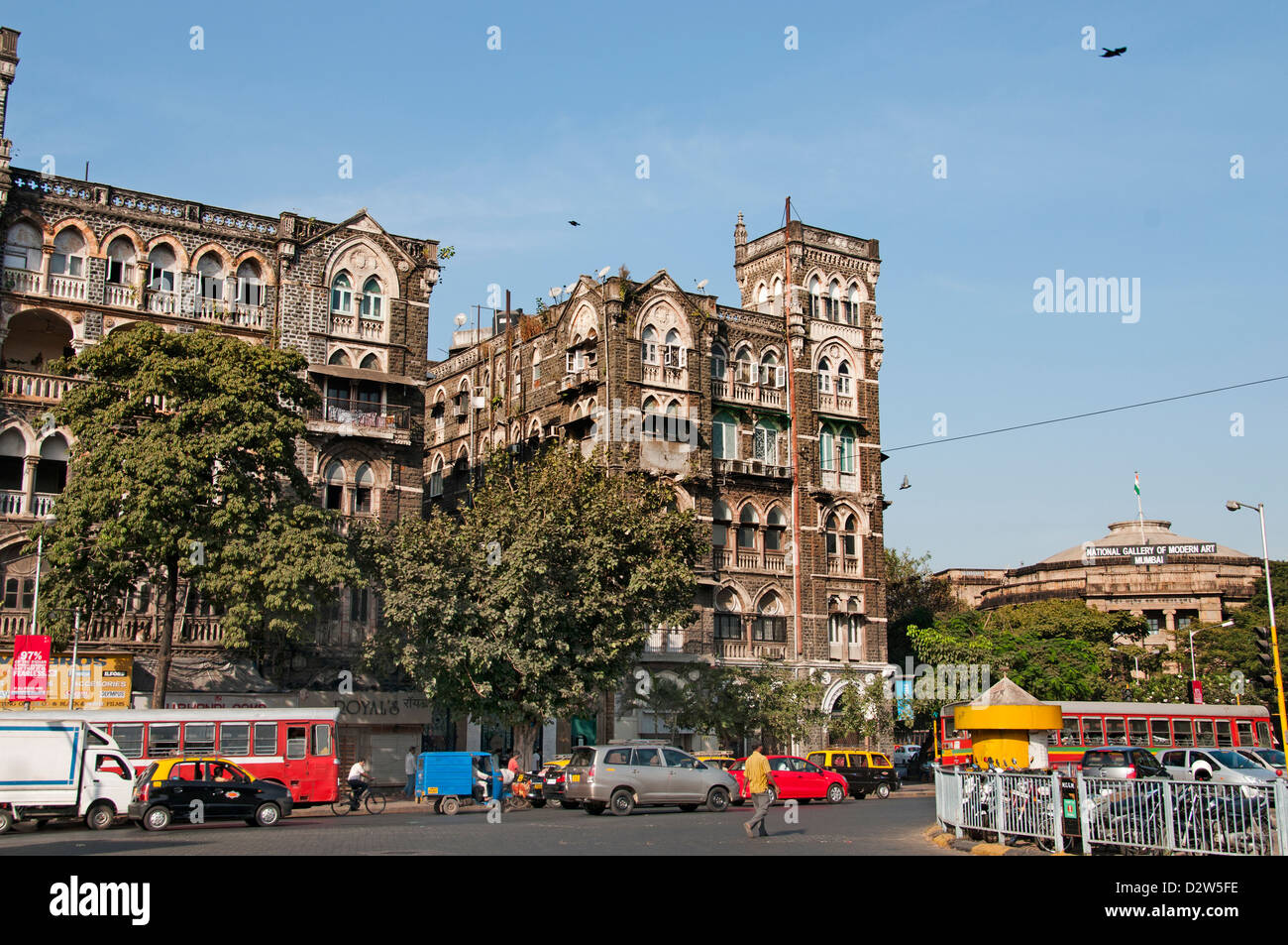 Mumbai Colaba Causeway ( Bombay ) India Stock Photo