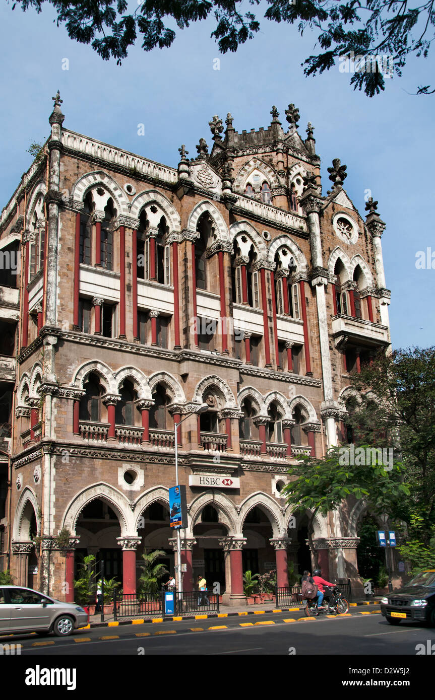 HSBC Bank D N Road  Mumbai Fort ( Bombay ) India Stock Photo