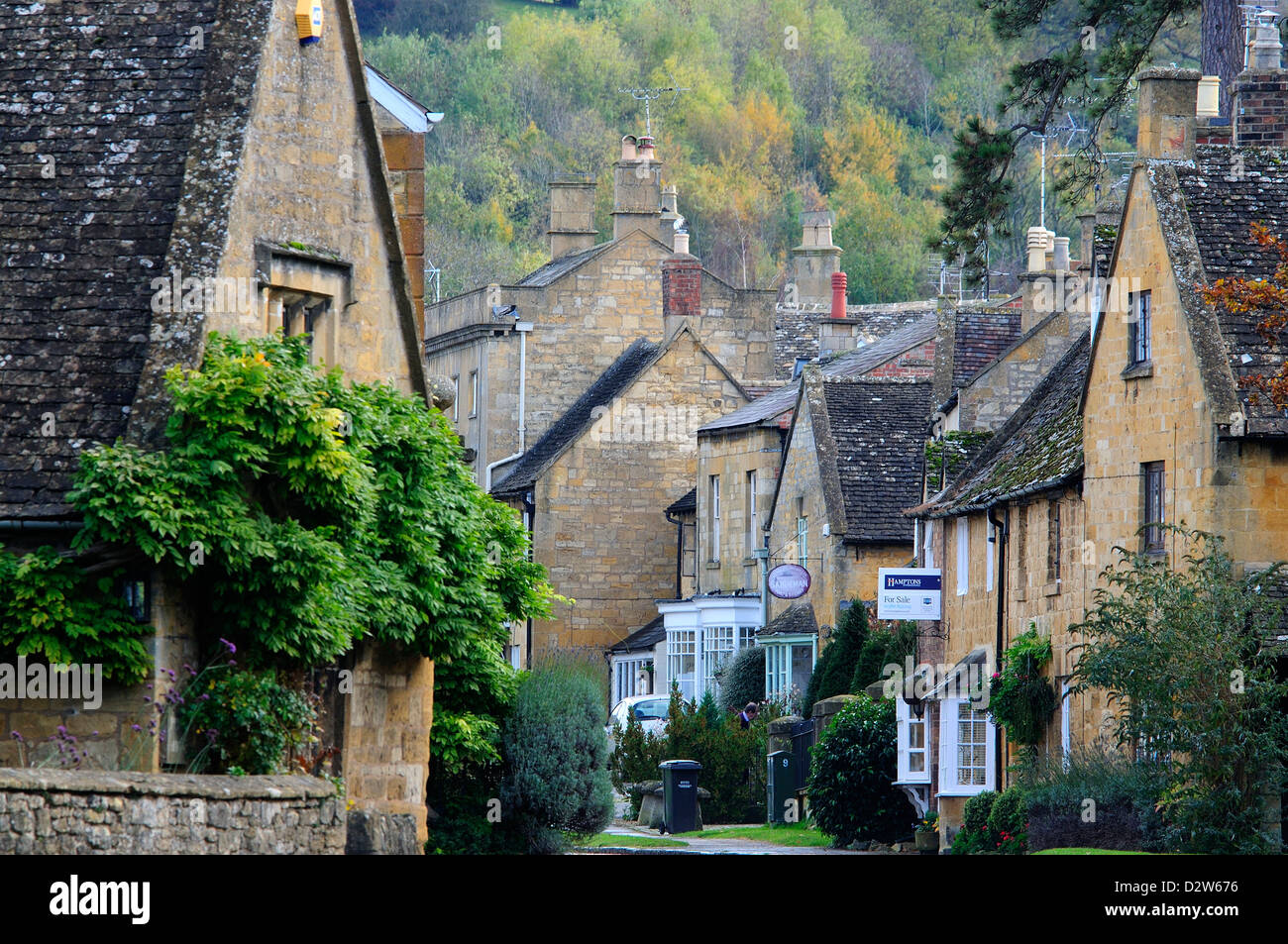 A street in Broadway, Cotswolds, UK Stock Photo Alamy