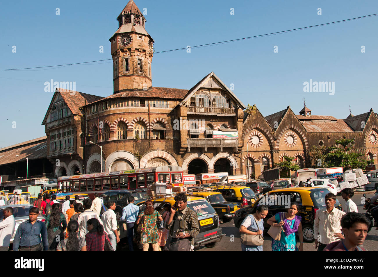 Mumbai ( Bombay ) India Crawford Market Stock Photo