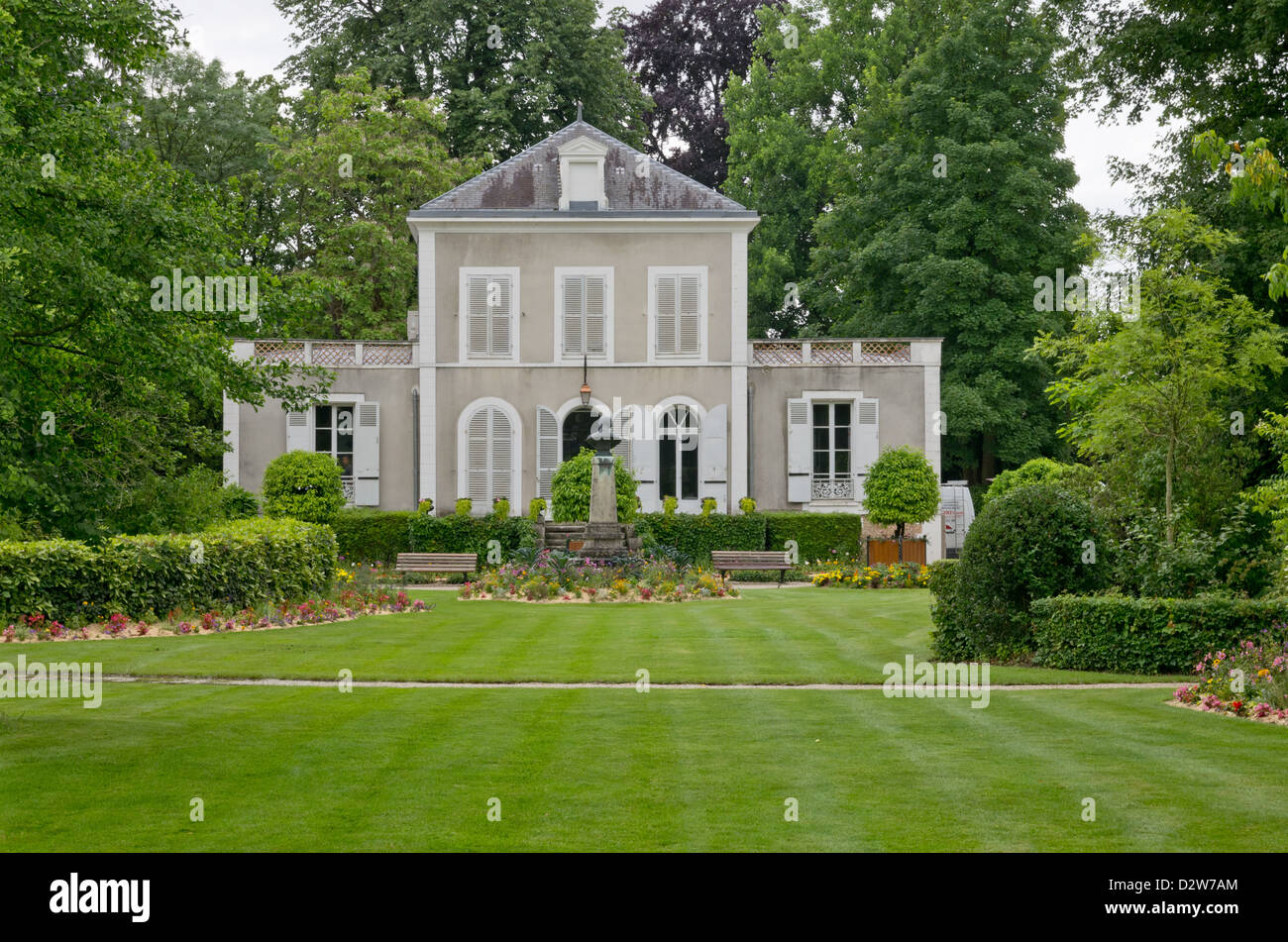 The house in La Jardin Garnier Stock Photo