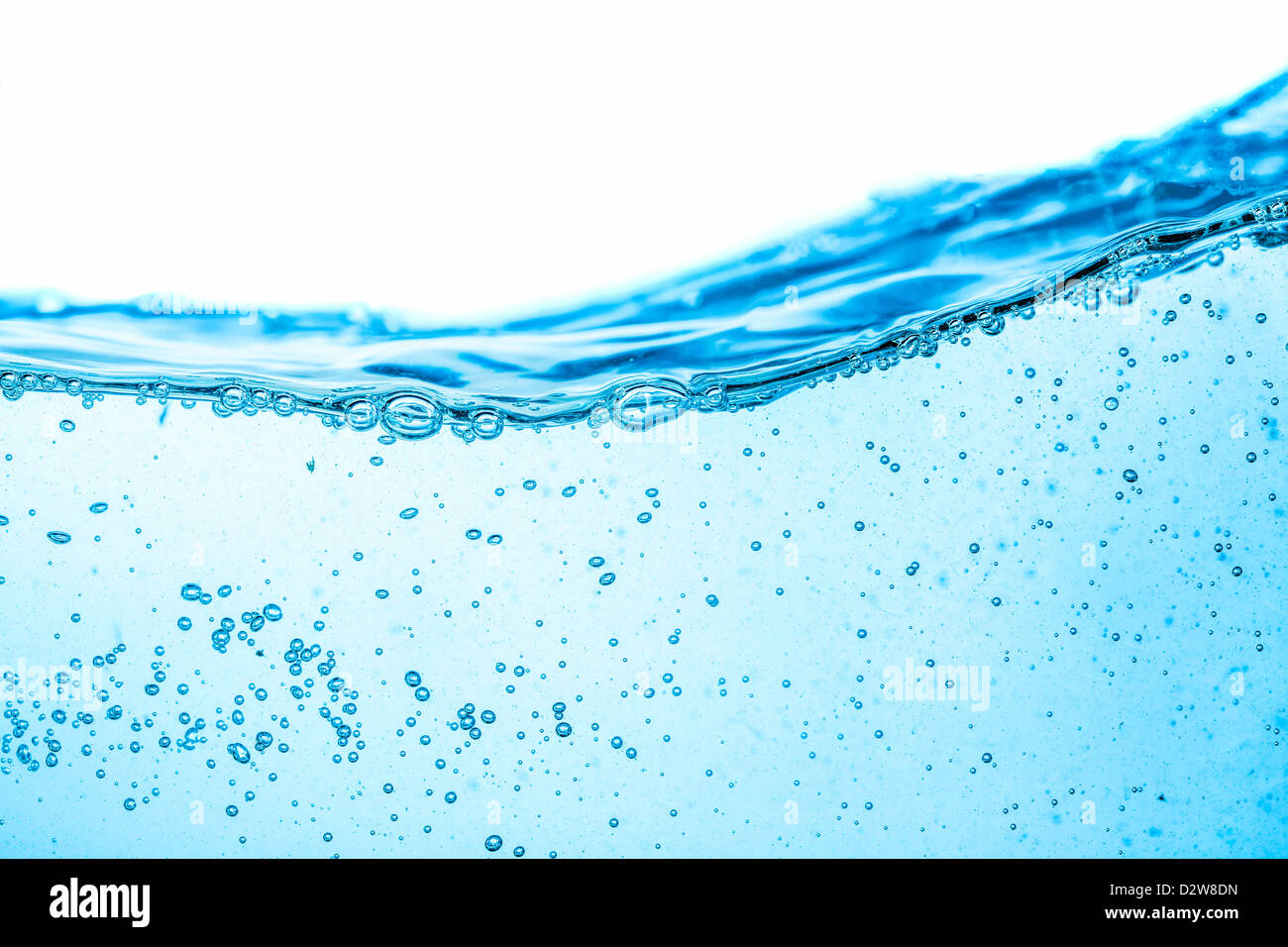 many bubbles in water close up Stock Photo - Alamy