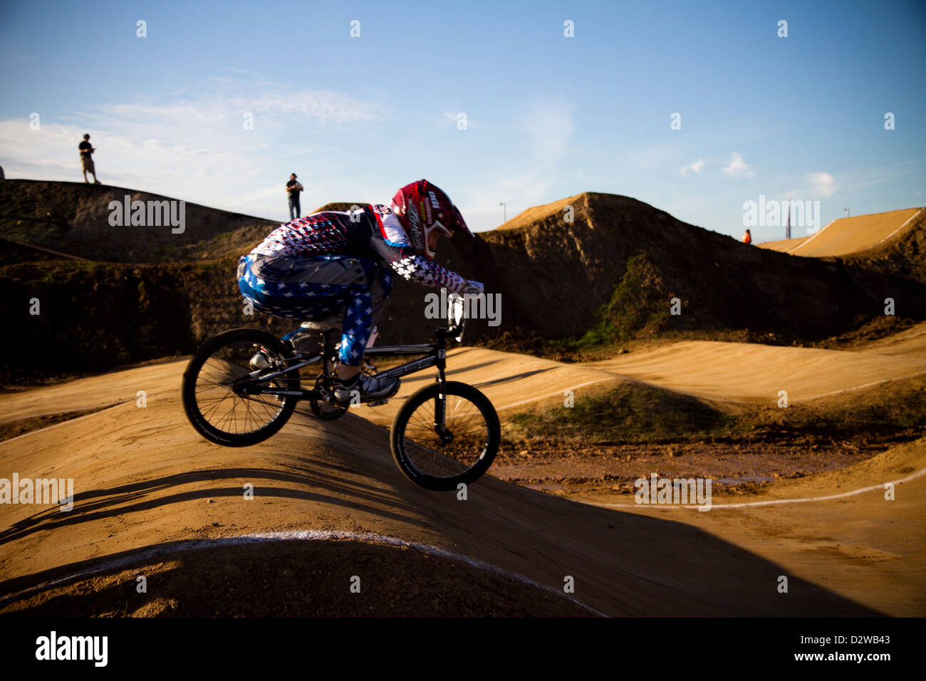 bmx race at olympics park london Stock Photo Alamy