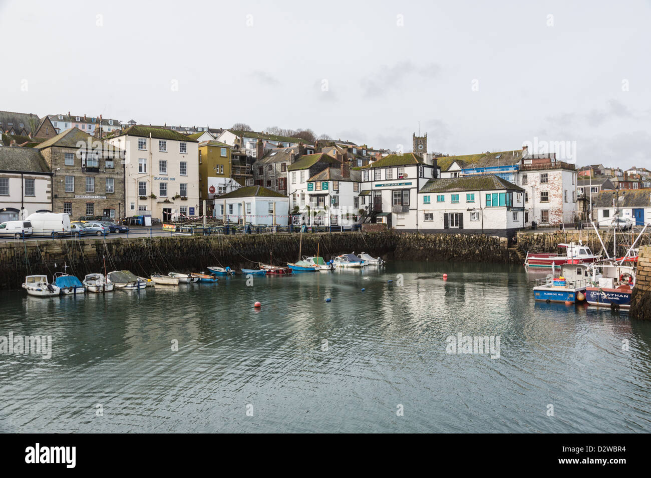 Custom House Quay Falmouth Cornwall High Resolution Stock Photography