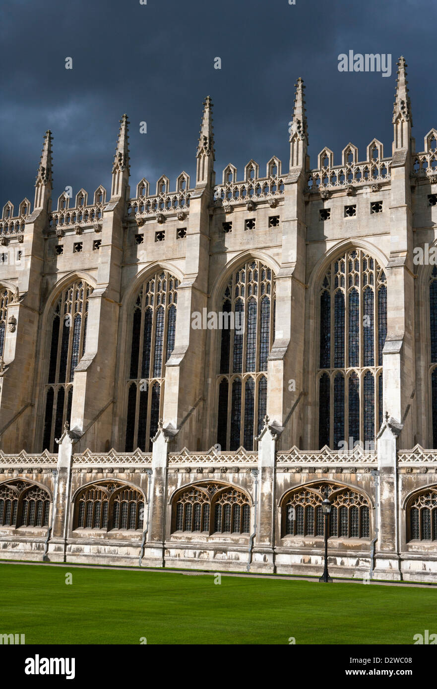 Kings college chapel in Cambridge, Cambridgeshire, UK. Stock Photo
