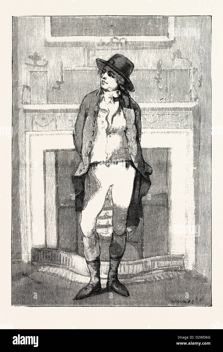 GEORGE MORLAND BY T. ROWLANDSON Stock Photo