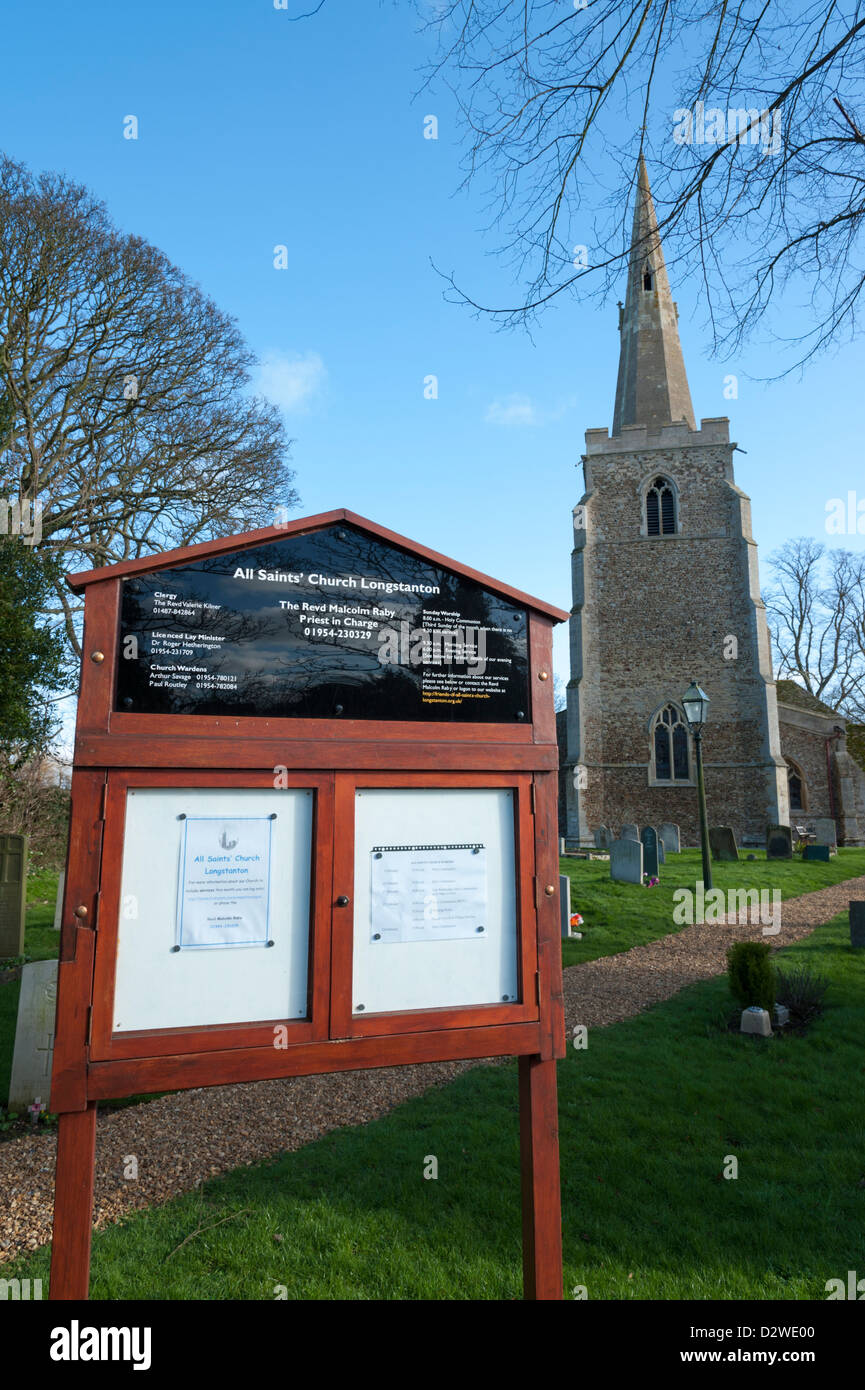 All Saints church Longstanton Cambridge Cambridgeshire UK Stock Photo Alamy