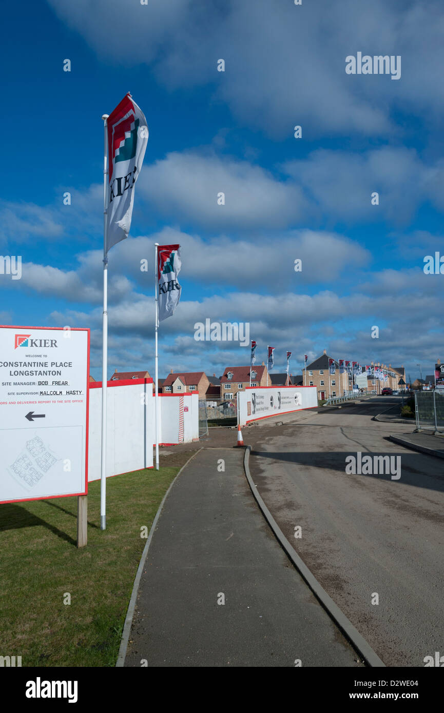 New houses by Kier at Longstanton Cambridge Cambridgeshire UK Stock Photo Alamy