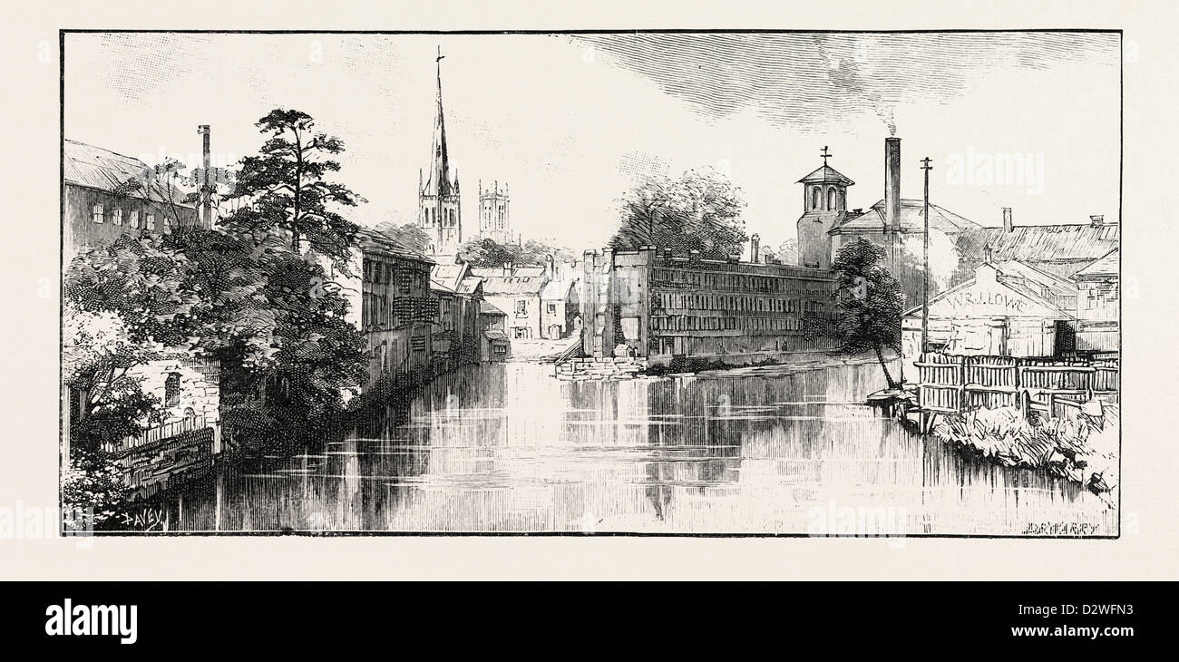 DERBY THE OLD SILK MILL Stock Photo Alamy