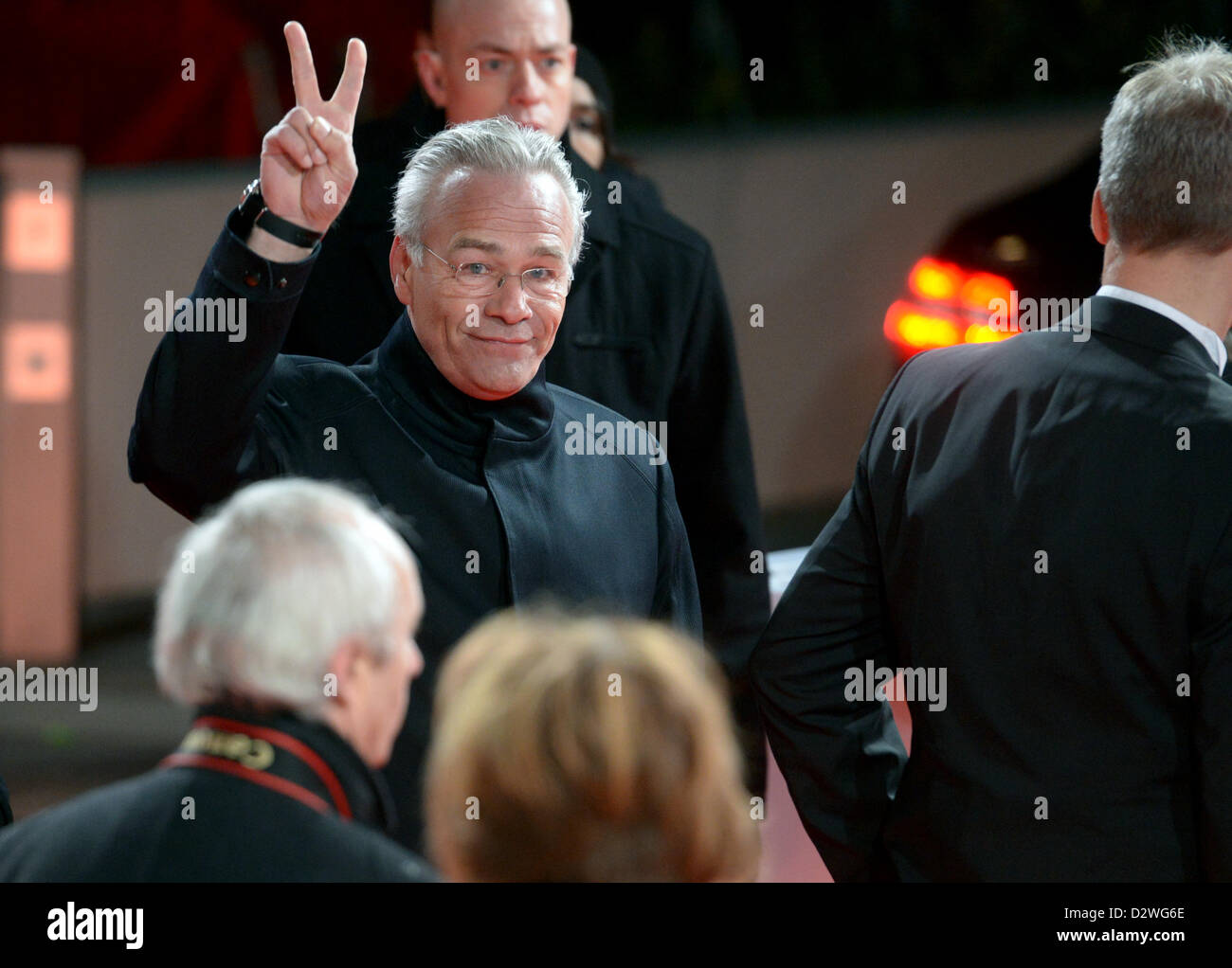 German actor Klaus J. Behrendt arrives for the 48th Golden Camera award ceremony in Berlin, Germany, 2 February 2013. The award honours outstanding achievements in television, film and entertainment. Photo: Maurizio Gambarini/dpa  +++(c) dpa - Bildfunk+++ Stock Photo
