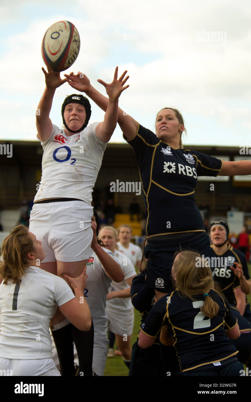 Women rugby lineout hires stock photography and images Alamy
