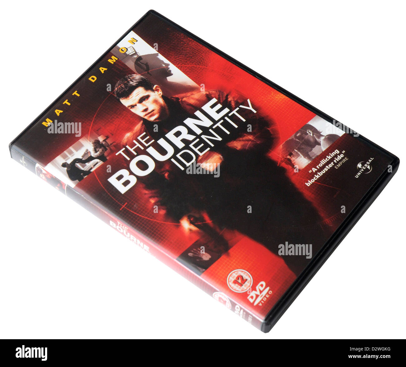 The Bourne Identity DVD Stock Photo
