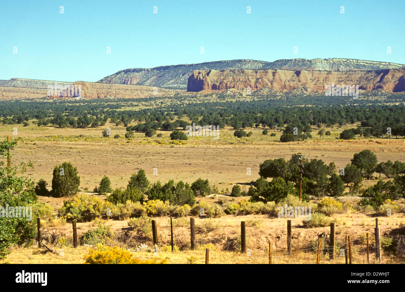New Mexico landscape Stock Photo - Alamy
