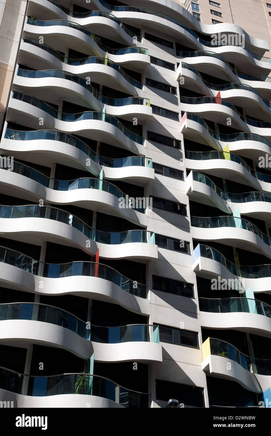The North Apartment building on Goulburn Street Sydney Australia Stock Photo
