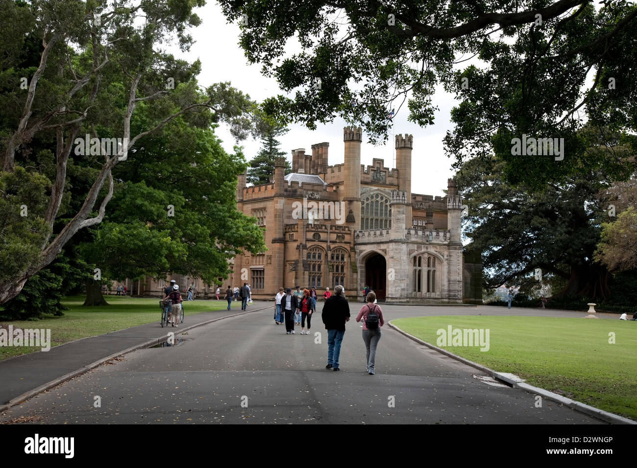 One of Sydney's finest examples of Victorian architecture Government House  Royal Botanical Gardens Sydney Australia Stock Photo