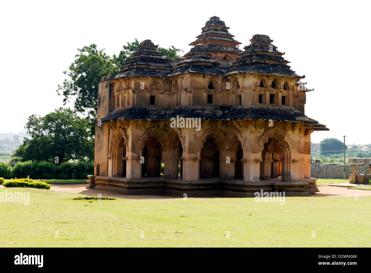 Lotus Mahal, part of the Zenana enclosure, Hampi, India Stock Photo Alamy