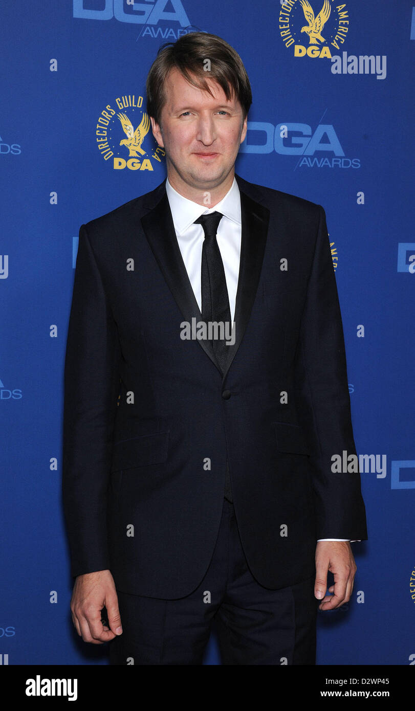 Hollywood, California, U.S. 2nd Feb, 2013. Tom Hooper arrives for the