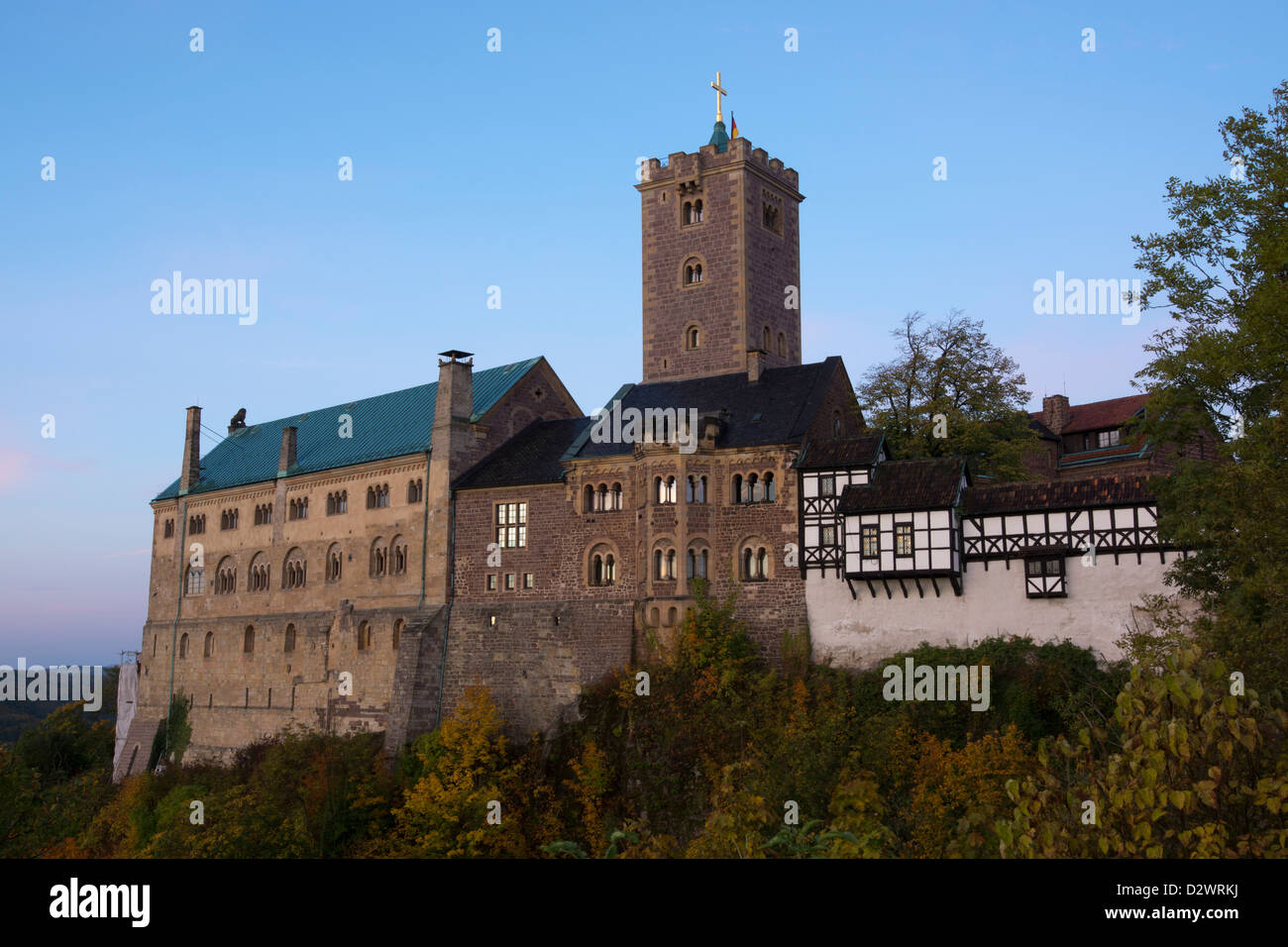 Wartburg Castle, UNESCO World Heritage Site, Eisenach, Thuringia ...