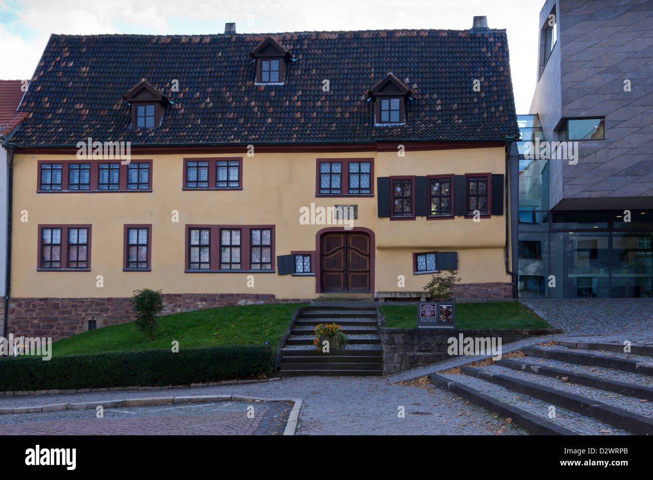 Johann Sebastian Bach House and Bach Museum, Eisenach, Thuringia, Germany, Europe Stock Photo