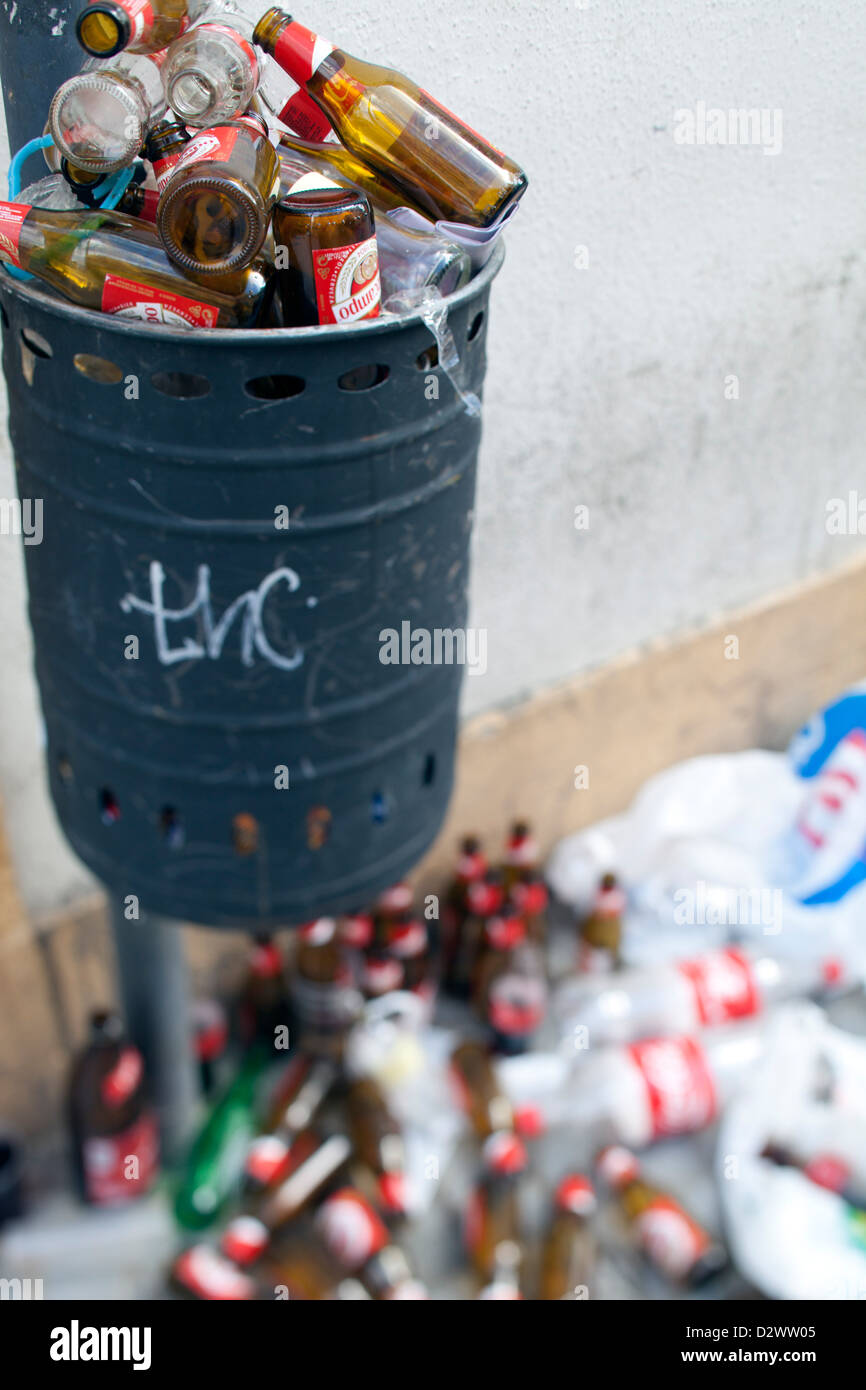 Alcohol Bottles Trash High Resolution Stock Photography and Images Alamy