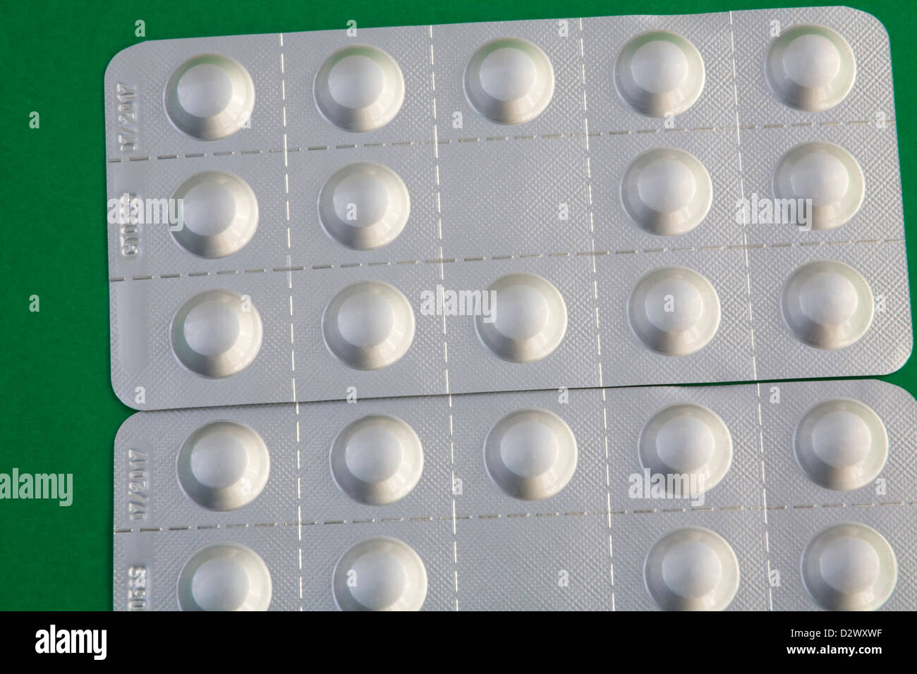 Close Up Blister Pack Bisoprolol Nhs Prescription Tablets Cardio