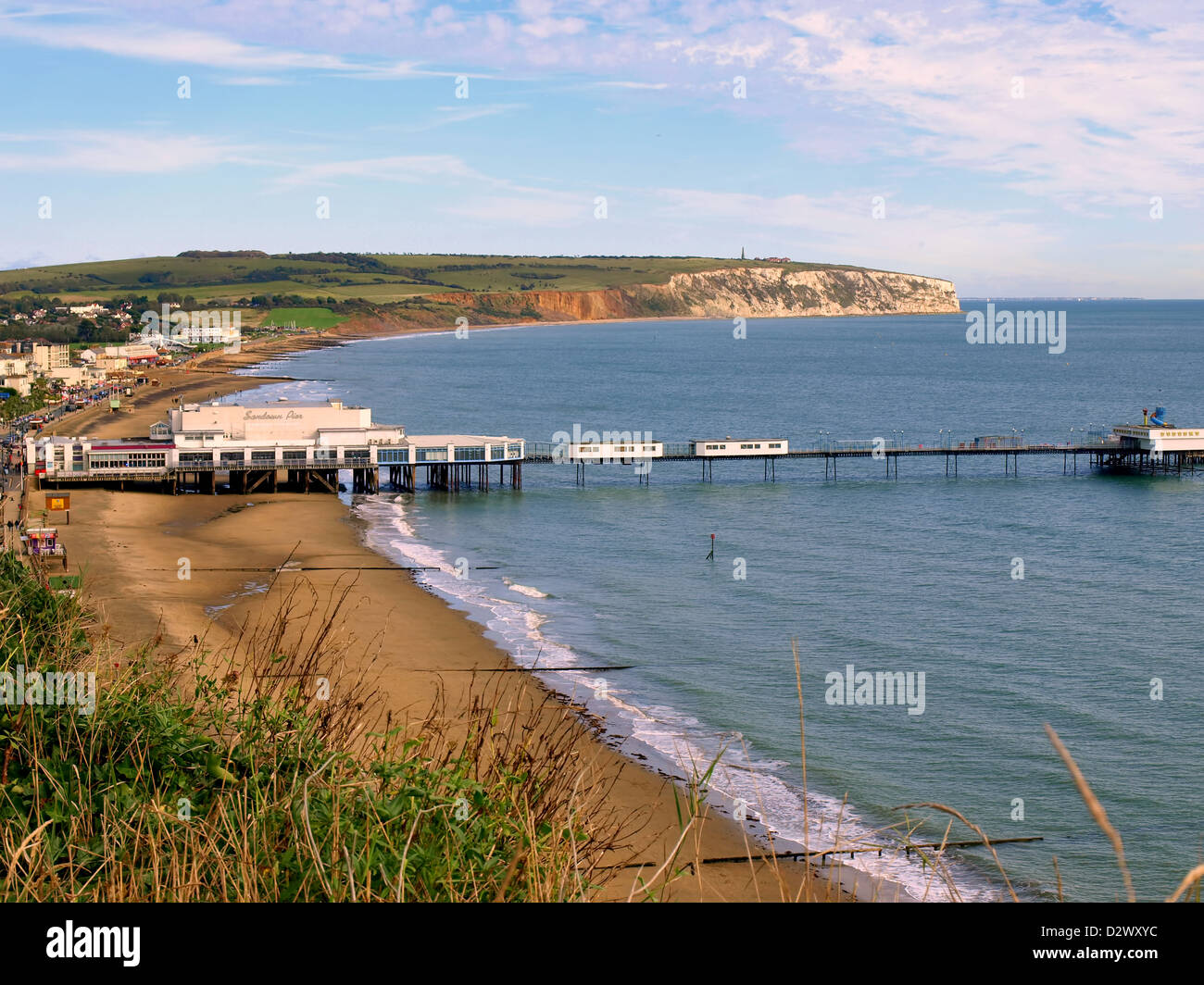 Sandown Bay Isle Of Wight High Resolution Stock Photography and Images