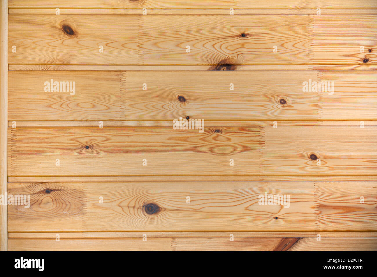 light pine wood plank background Stock Photo