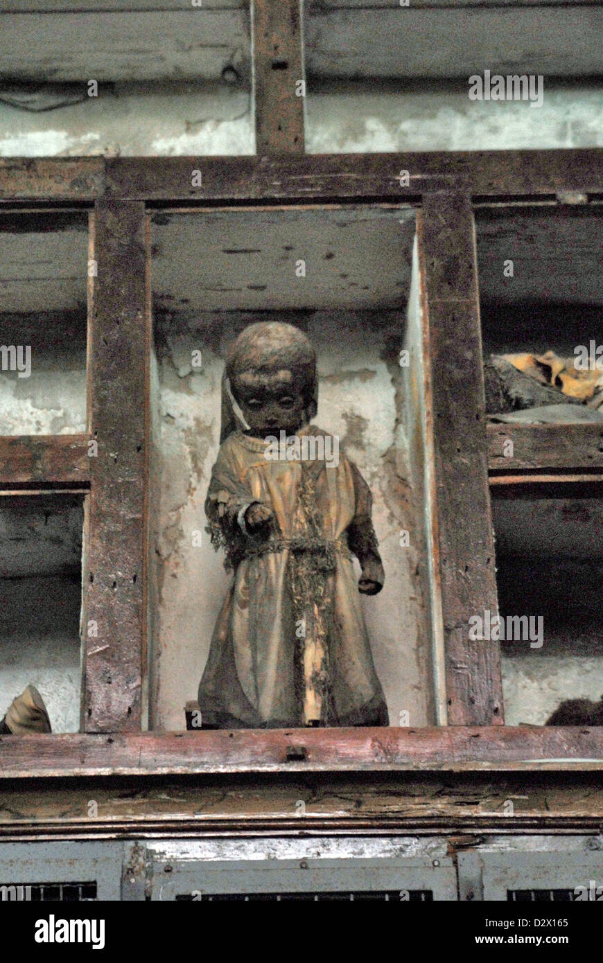 Capucins Catacombes Italie Momie Palerme Stock Photo Alamy