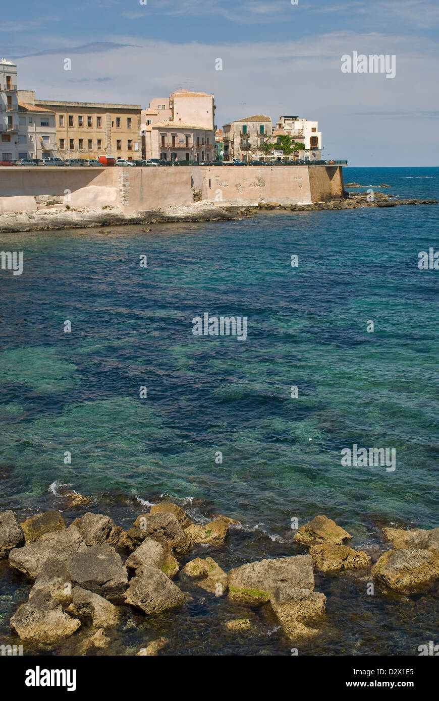 Europa Europe European Italia Italie Italy  Mediterranean  sea Sicile Sicilia Sicily Syracuse Stock Photo