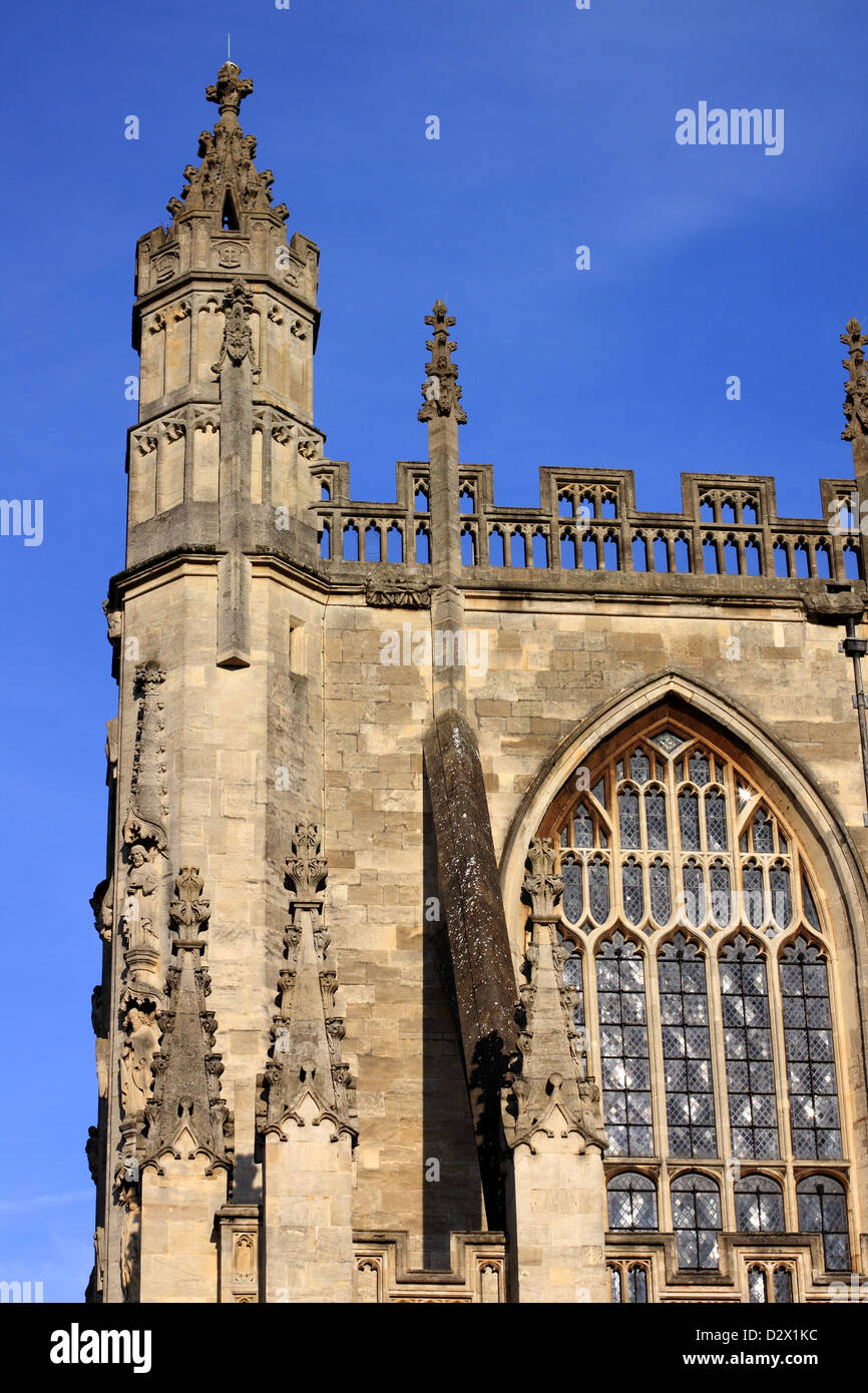 Bath Abbey, the Anglican church of St Peter and St Paul Stock Photo
