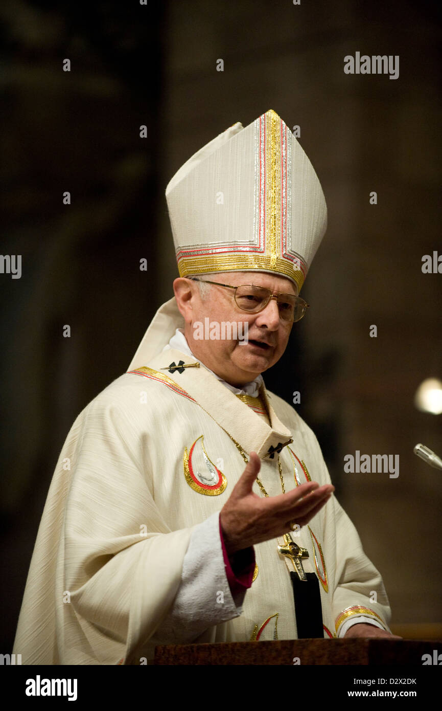 Freiburg, Germany, Archbishop Robert Zollitsch during the ordination Stock Photo