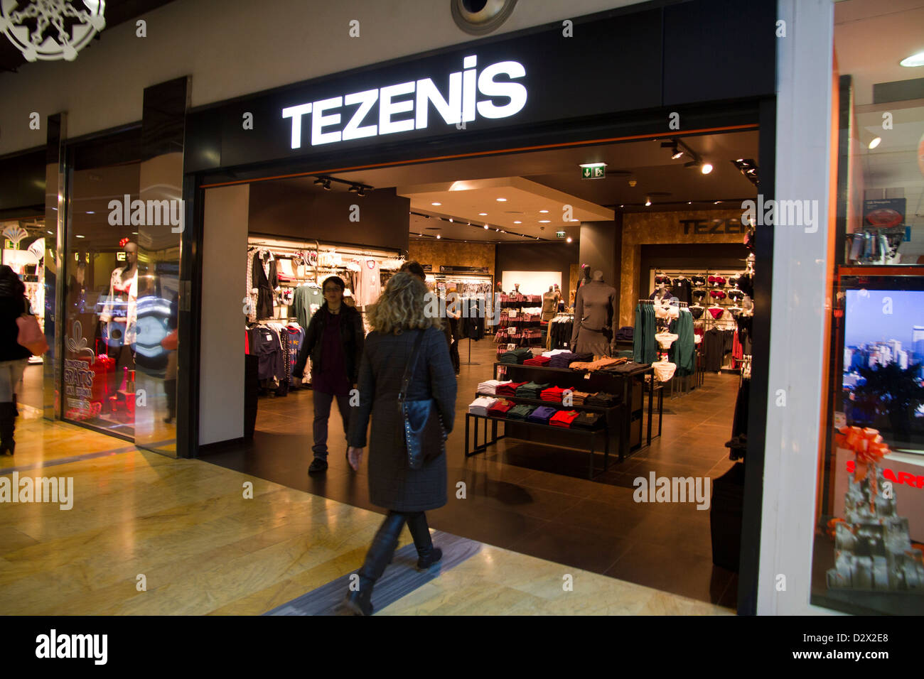 Tezenis underwear store shopping Spain Stock Photo - Alamy