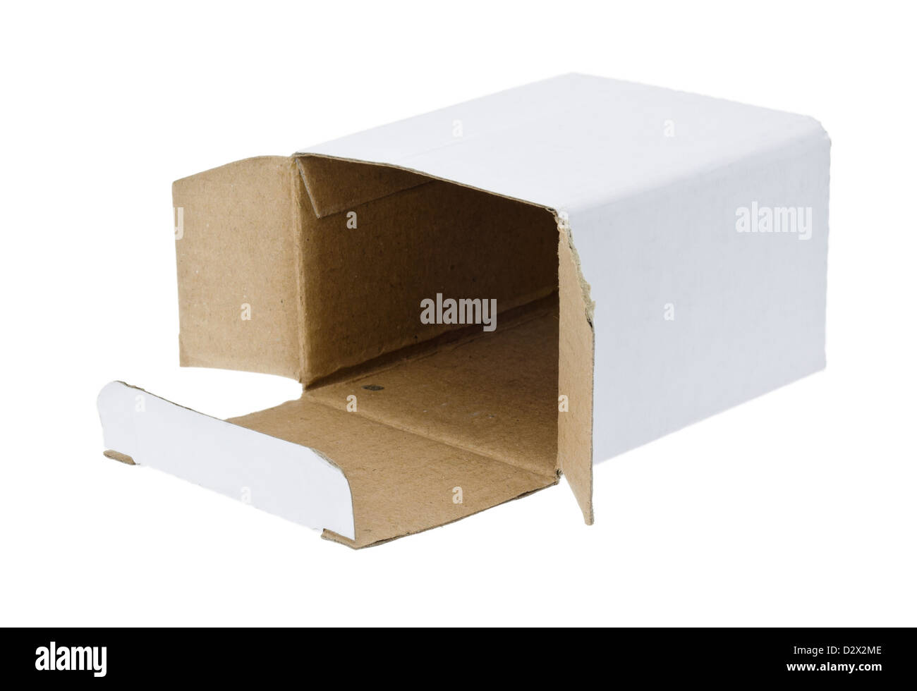 White Cardboard Box Stock Photo Alamy