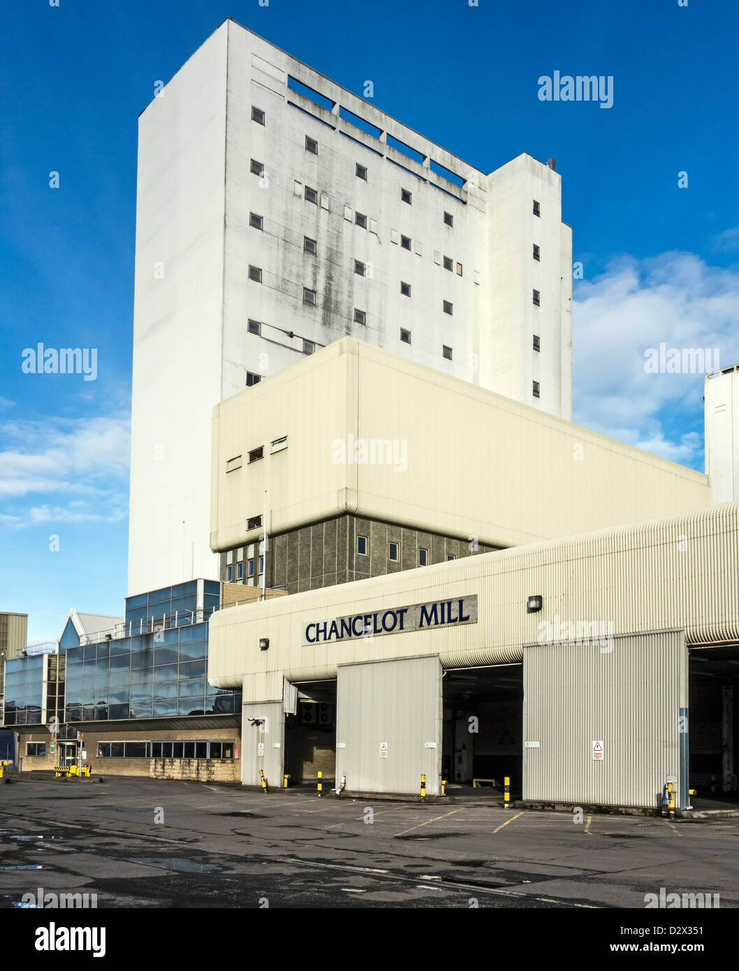 ADM Milling Chancelot Mill in Leith Docks Edinburgh Scotland Stock
