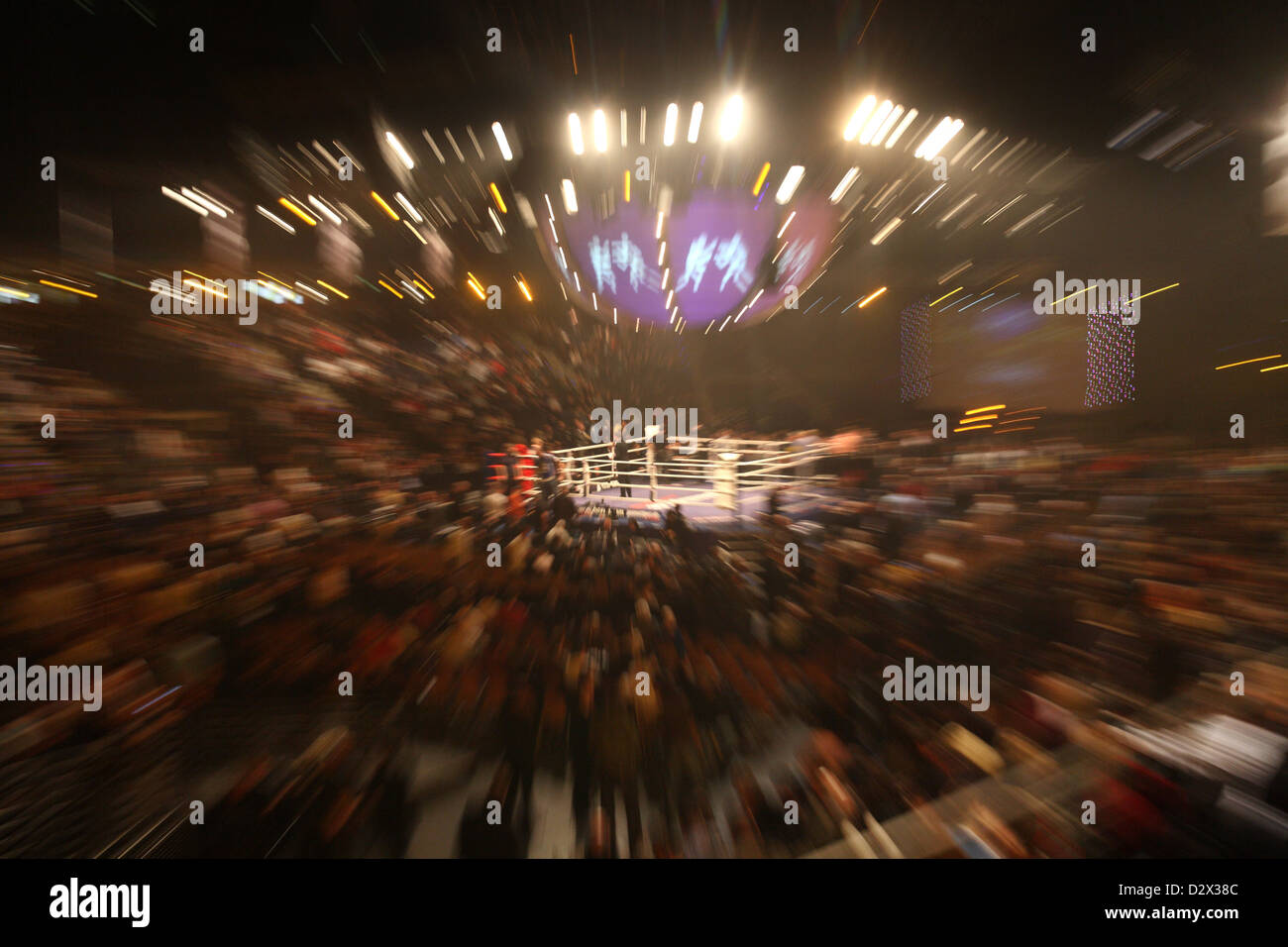 Berlin, Germany, boxing in the MaxSchmelingHalle Stock Photo Alamy