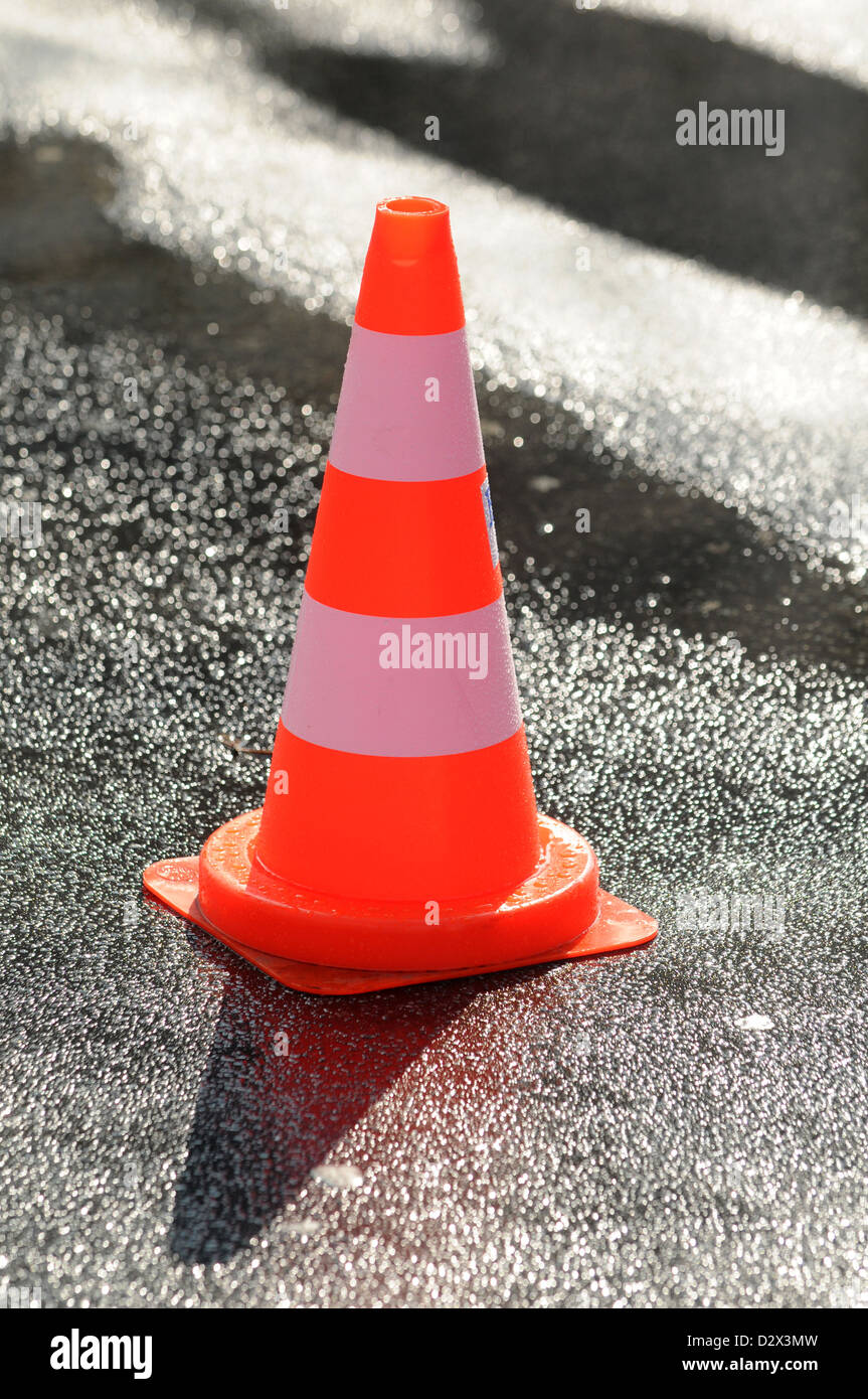 Berlin, Germany, a traffic cone Stock Photo Alamy