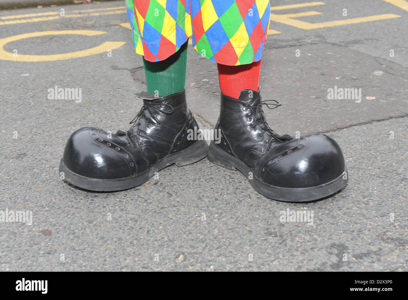 Clown boots hi-res stock photography and images - Alamy