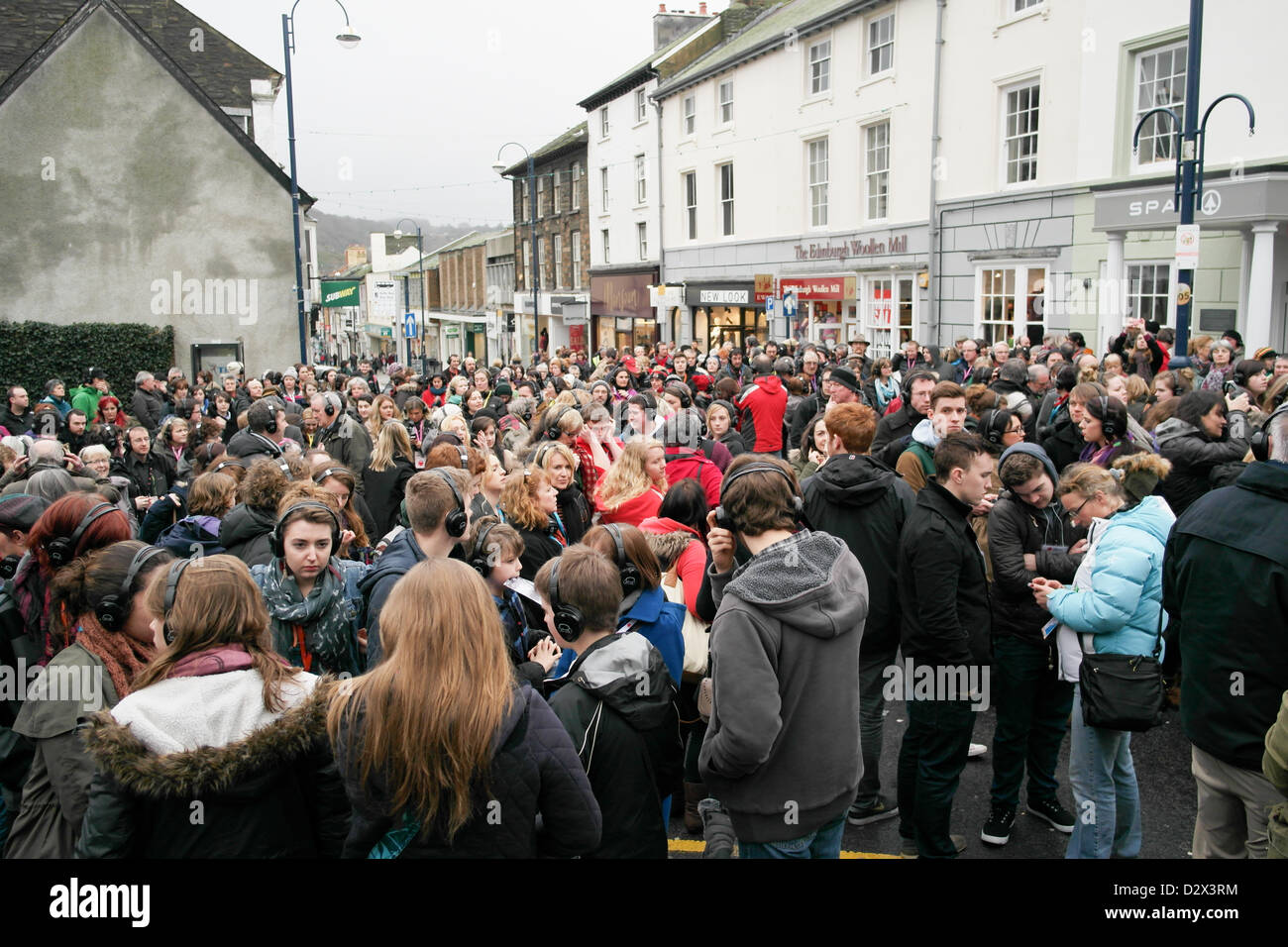 3 February 2013, Aberystwyth, Wales, UK. Y Bont, a Welsh language drama