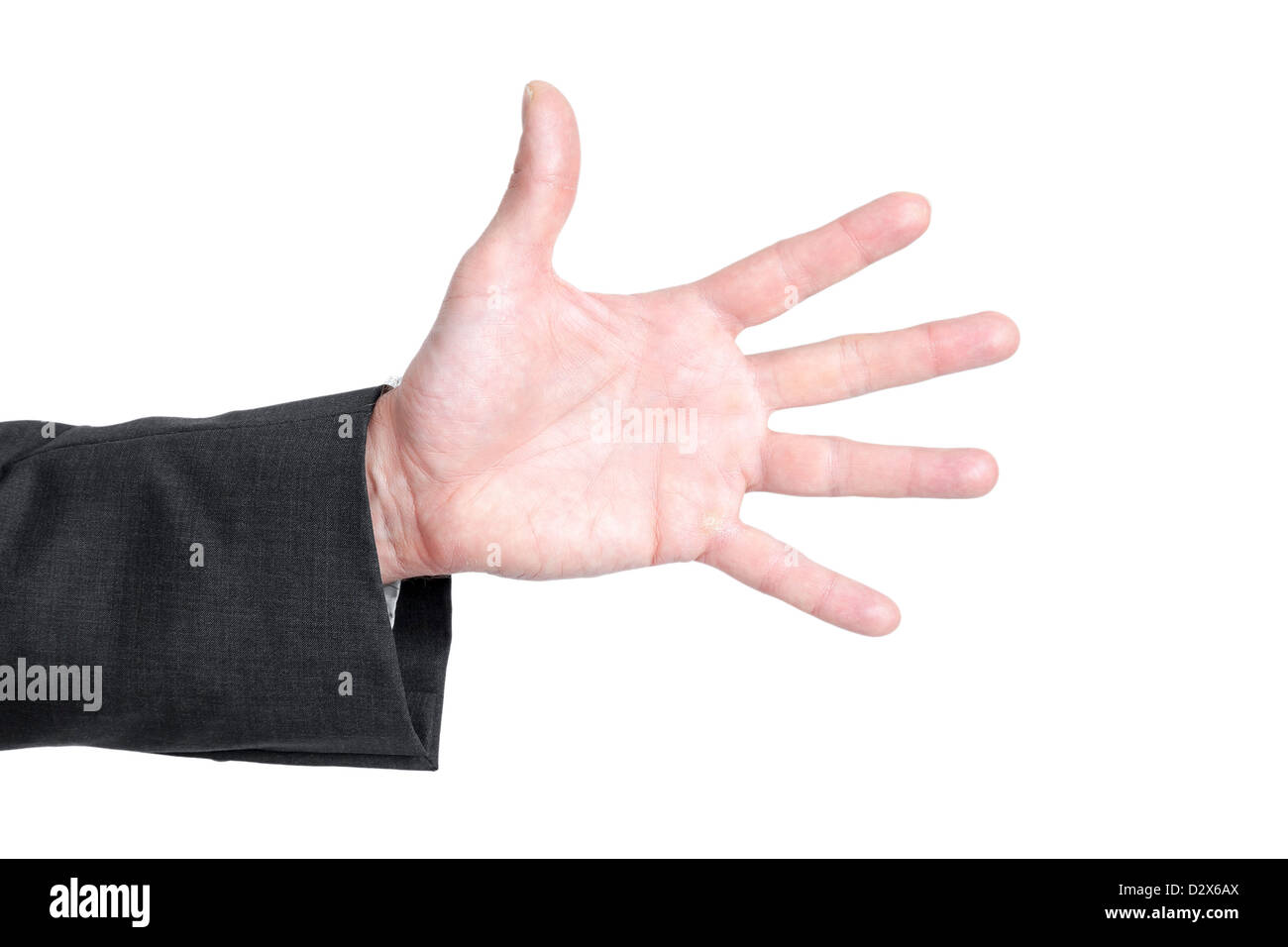 Cartoon hand showing five fingers hi-res stock photography and images -  Alamy