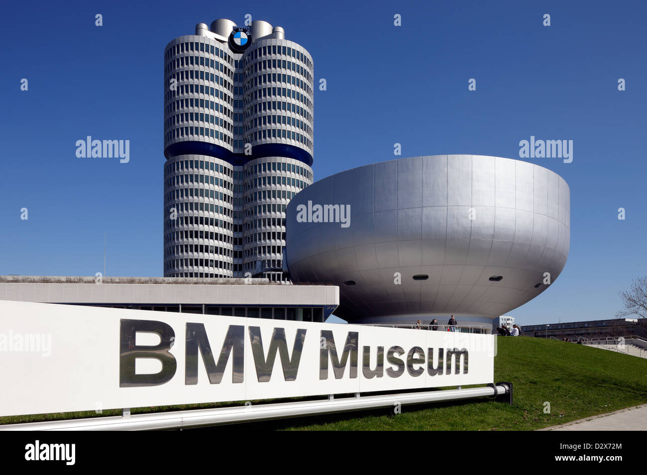 Munich, Germany, BMW headquarters and the BMW Museum Stock Photo