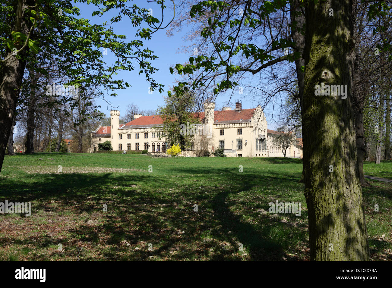 Werder, Germany, Castle Petzow at Schwielowsee Stock Photo