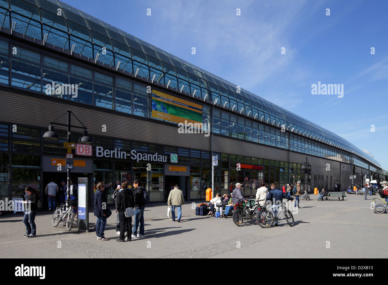 Berlin, Germany, Berlin-Spandau station Stock Photo