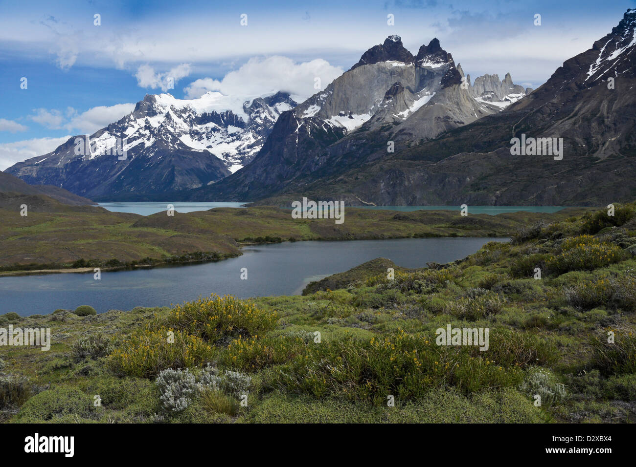 Lago Nordenskjold and the Paine Massif, Torres del Paine National Park ...