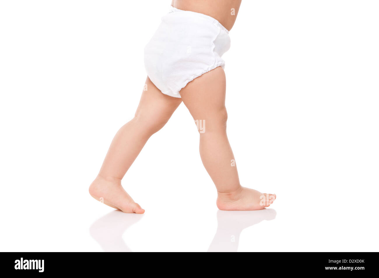 Toddler Walking Diaper Stock Photos & Toddler Walking Diaper Stock